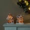 Glitzhome® Light-Up Christmas Gingerbread House Table Décor Set